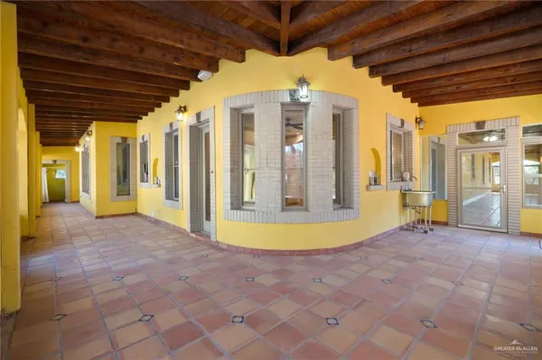 a view of a bathroom with a tub