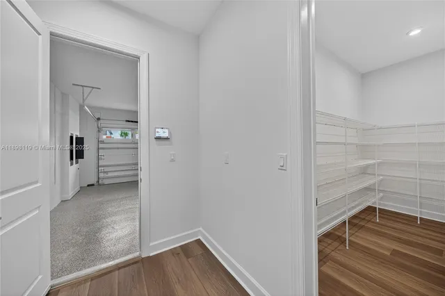 a view of empty room