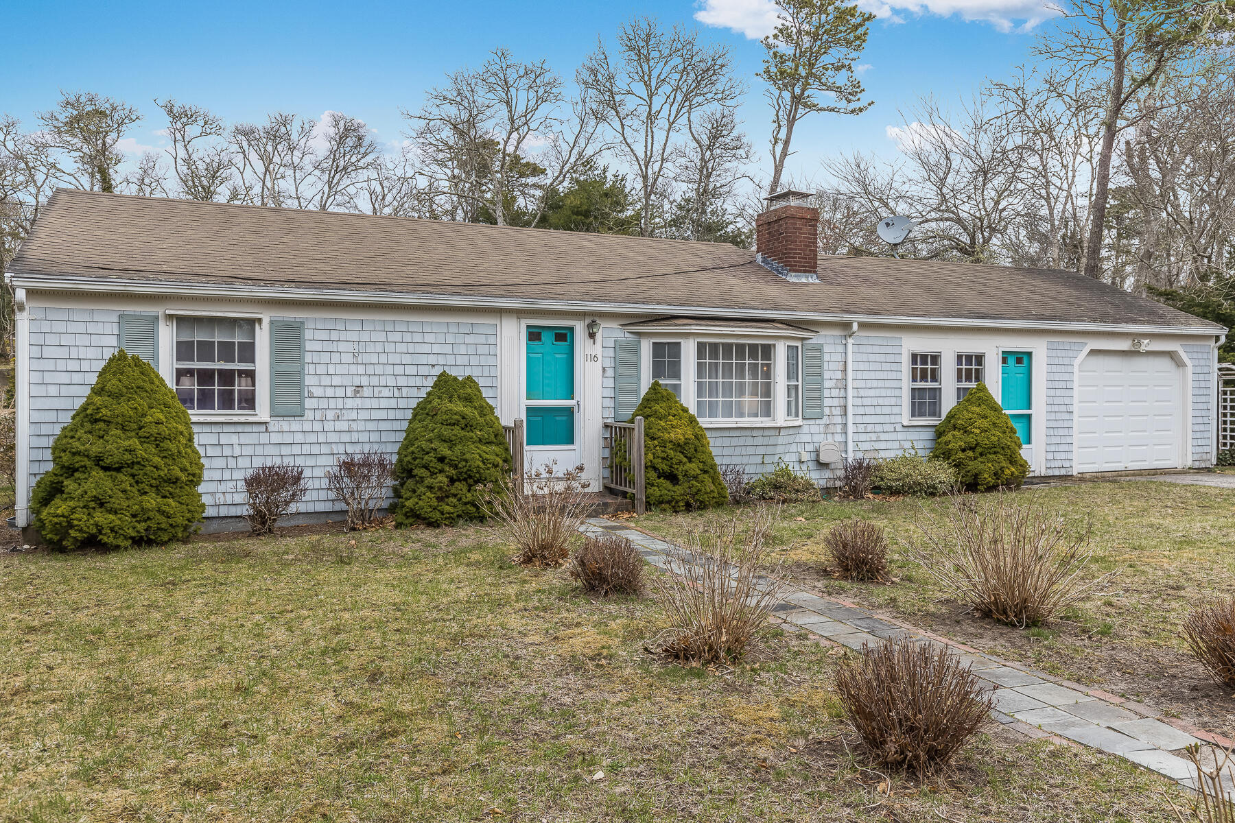 116 Long Road Harwich, MA 02645 - Photo 23 of 32 a view of a house with a yard