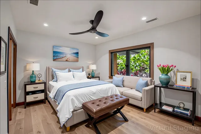 a bathroom with a granite countertop sink a toilet and a mirror