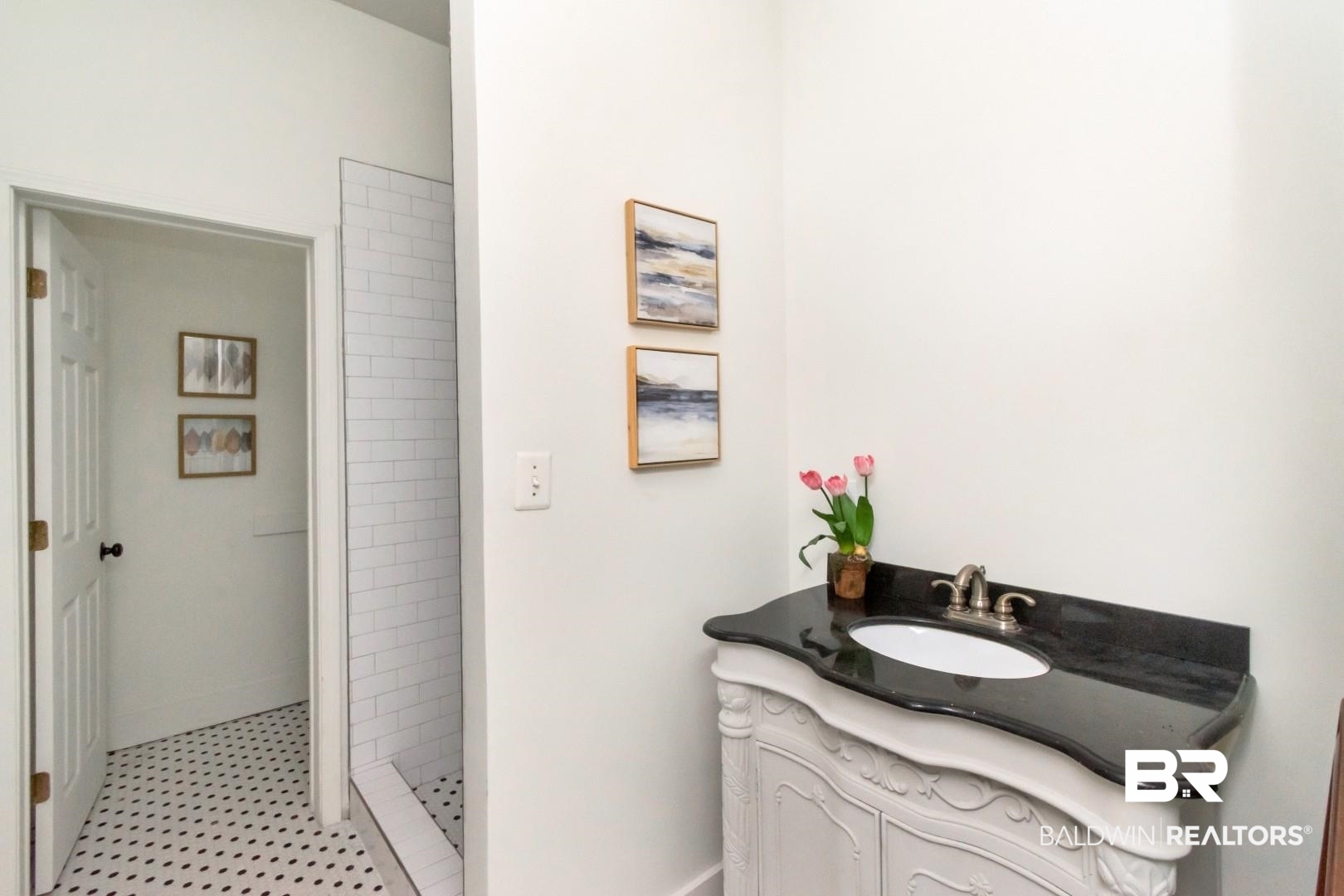 352 Marine Street Mobile, AL 36604 - Photo 9 of 20 Bathroom featuring vanity and a stall shower