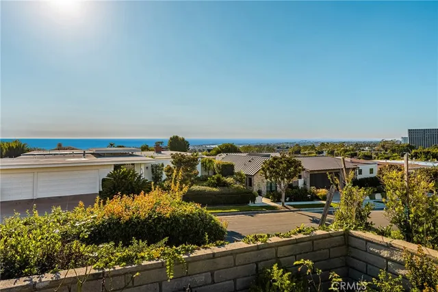 a view of a city and ocean view