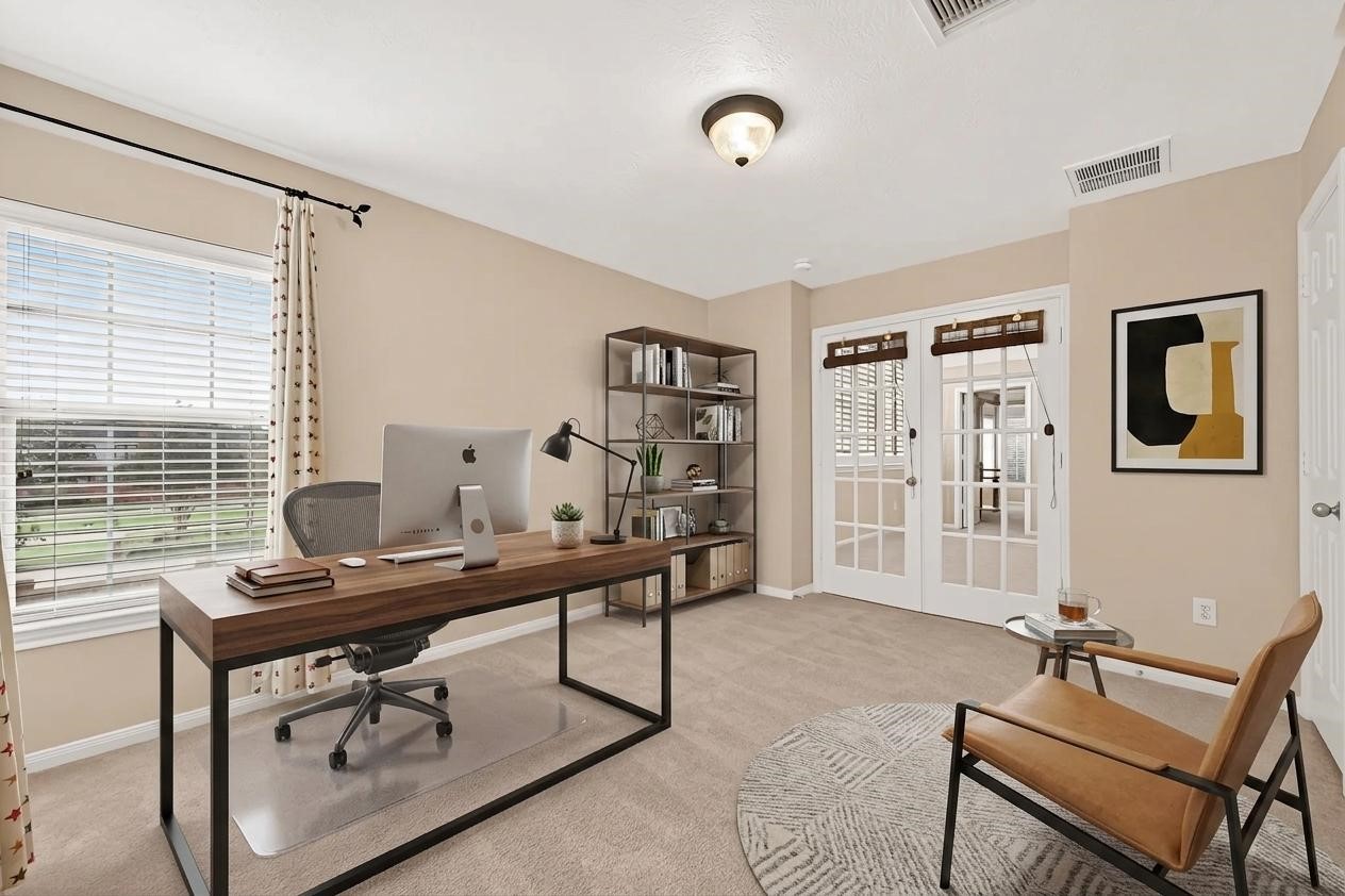 4203 Deforest Ridge Circle Katy, TX 77494 - Photo 35 of 50 This can easily be a 3rd secondary bedroom as it also has a walk-in closet. This room has been virtually staged as an office...