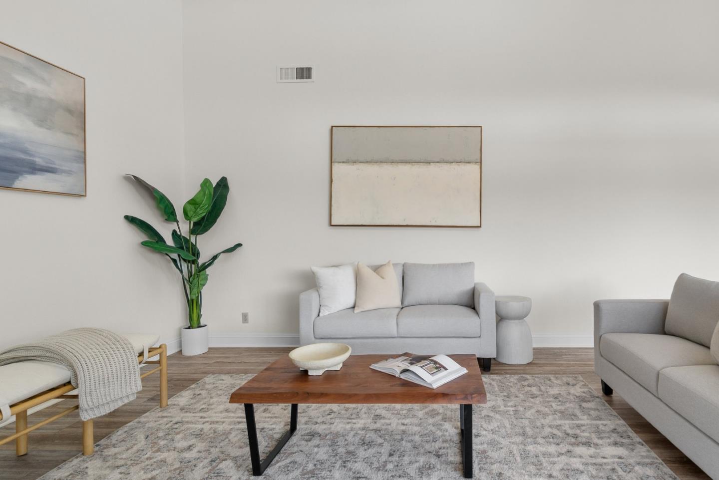 120 Paseo Ballena Aptos, CA 95003 - Photo 27 of 69 a living room with furniture a couch and a potted plant