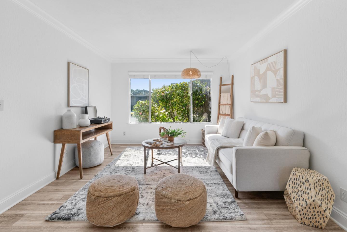 120 Paseo Ballena Aptos, CA 95003 - Photo 8 of 69 a living room with furniture and a large window