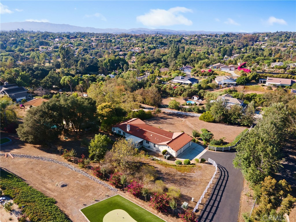 1671 Joshua Tree Lane Fallbrook, CA 92028 - Photo 42 of 44 an aerial view of residential houses with outdoor space