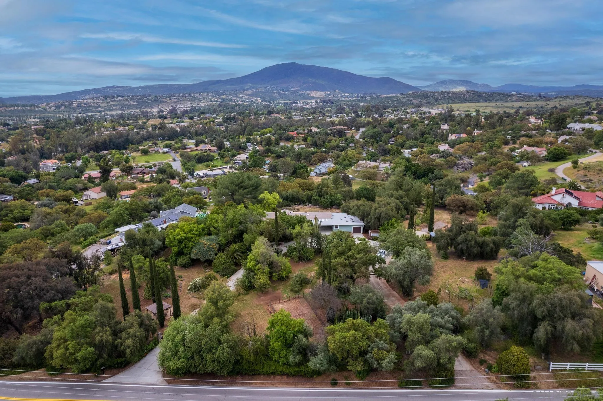 1421 South Grade Road Alpine, CA 91901 - Photo 50 of 59 an aerial view of residential house and green space