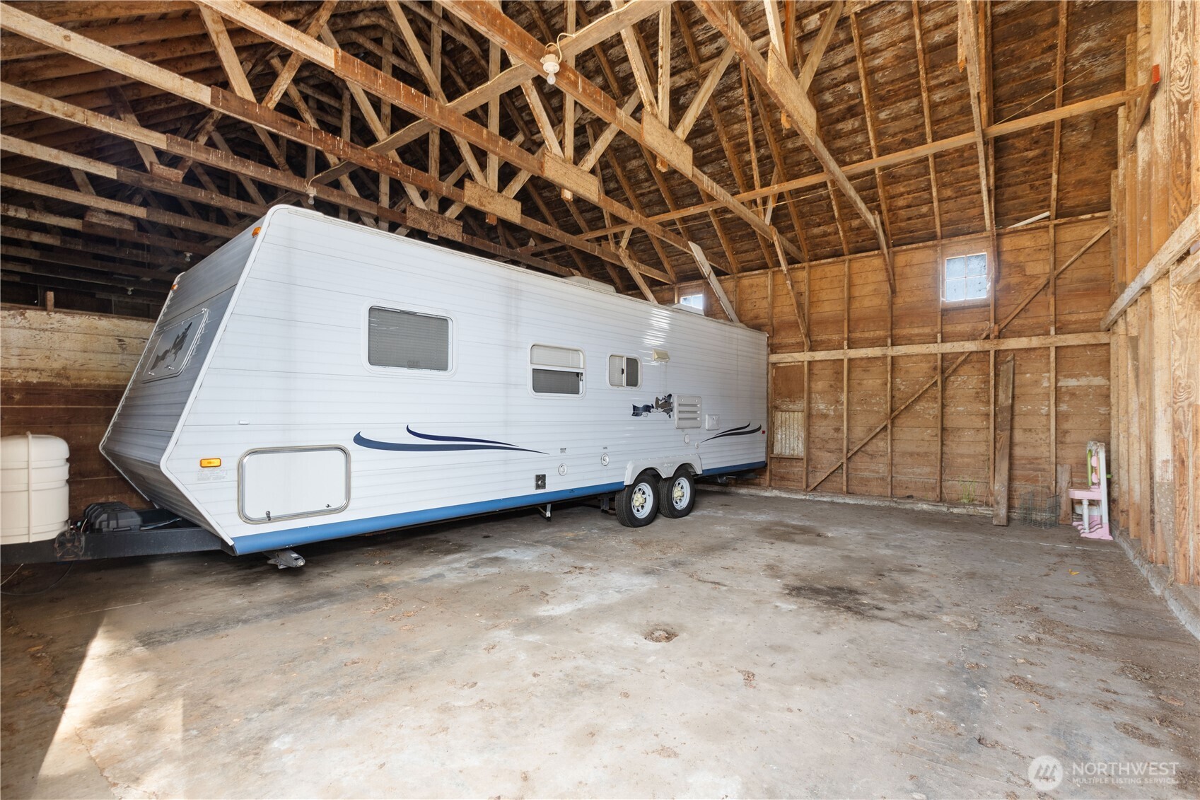 9112 Axling Road Lynden, WA 98264 - Photo 29 of 38 a view of a room with wooden walls