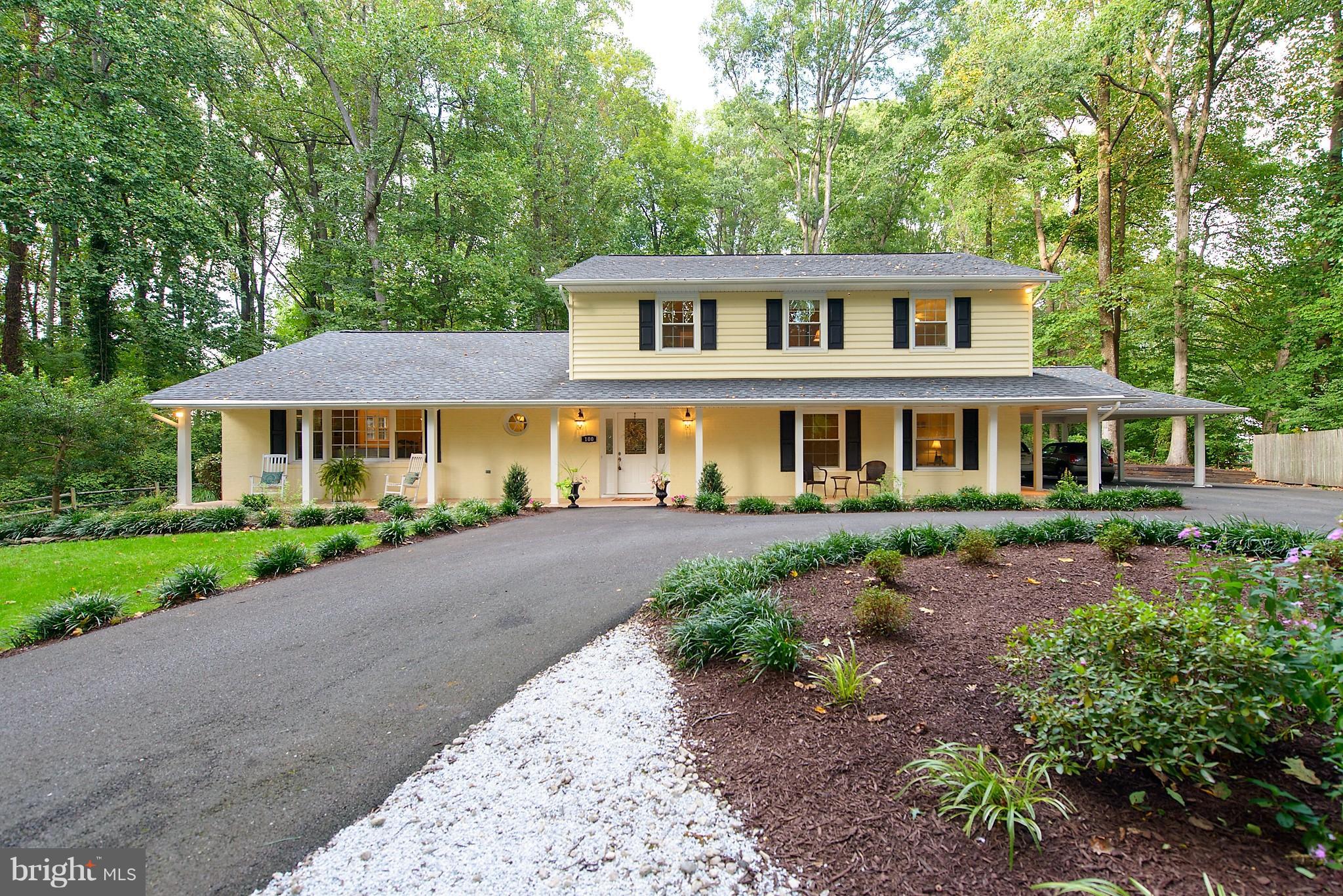 100 Chautaugua Road Arnold, MD 21012 - Photo 1 of 30 Beautiful Colonial w/Front Porch Circular Drive