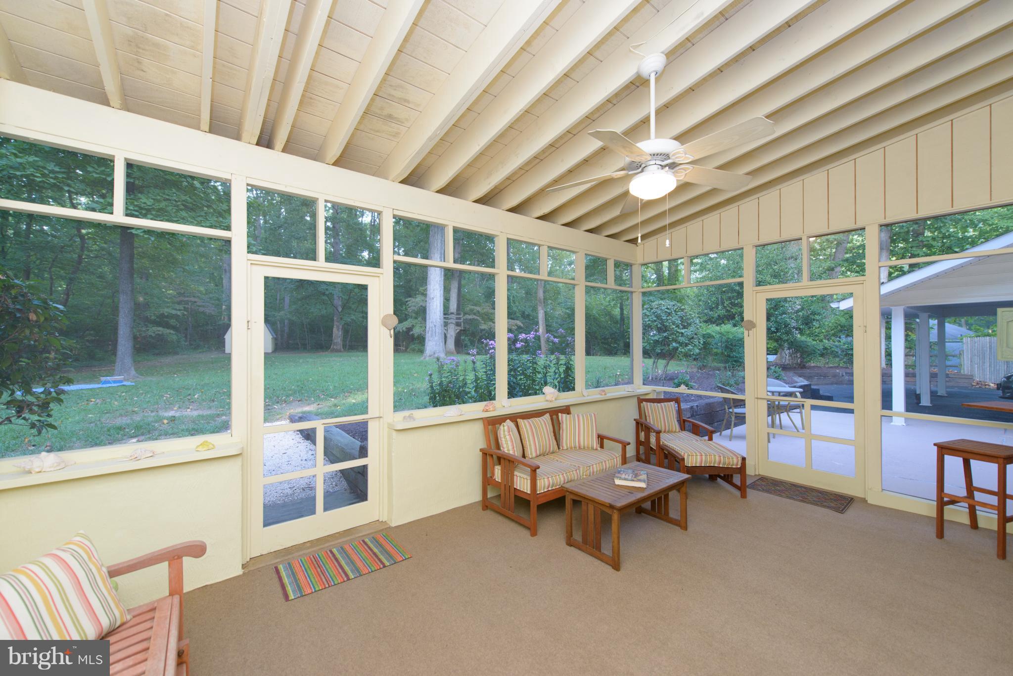 100 Chautaugua Road Arnold, MD 21012 - Photo 7 of 30 Screen Porch with View of Private Acre