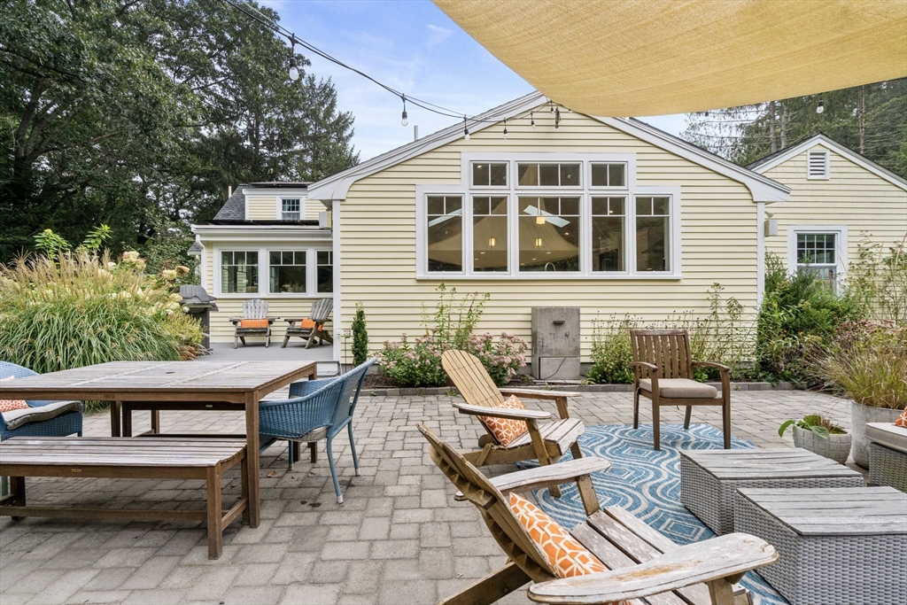 1 Sedgemeadow Road Wayland, MA 01778 - Photo 39 of 42 a view of a patio with couple of chairs
