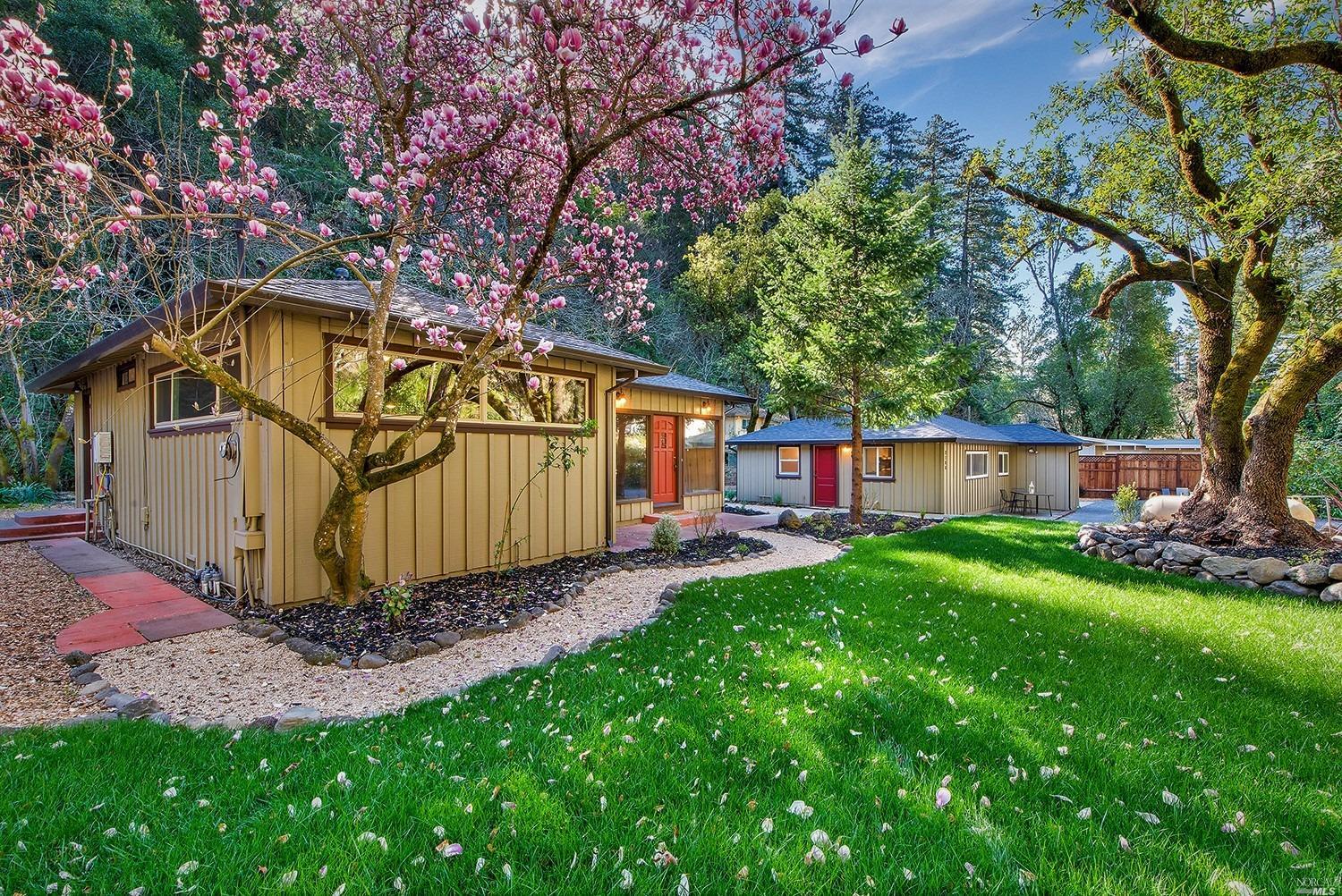 3180 Calistoga Road Santa Rosa, CA 95404 - Photo 1 of 1 a view of a house with backyard and a tree