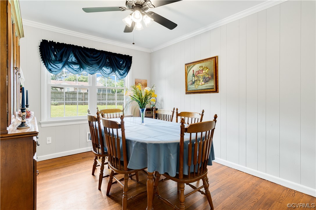 9117 Mapleview Avenue Henrico, VA 23294 - Photo 12 of 21 a view of a dining room with furniture window and outside view