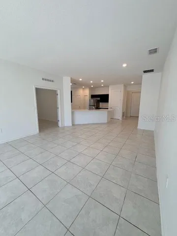 a view of a electric appliances and cabinets