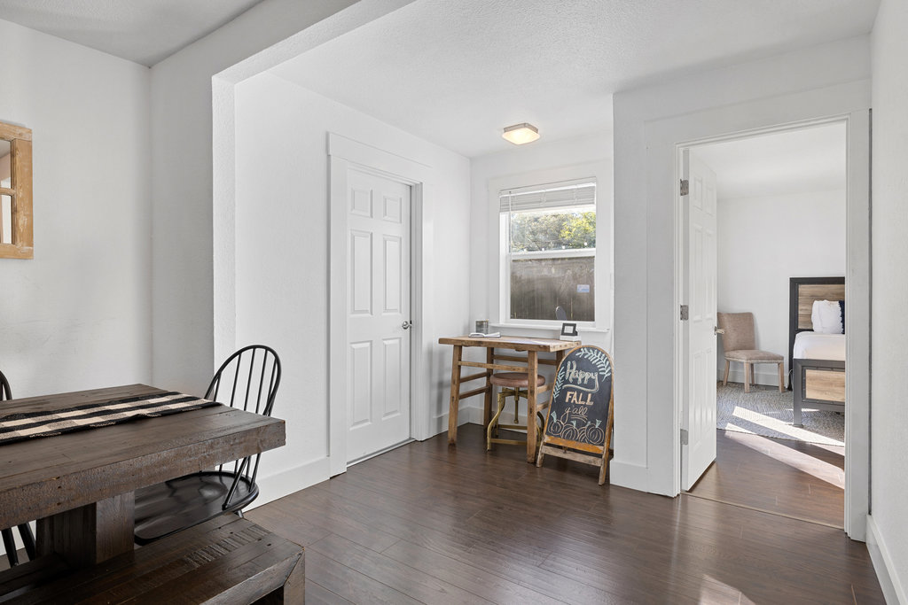 102 Ranchview Drive Johnson City, TX 78636 - Photo 16 of 37 a view of a workspace with furniture and wooden floor