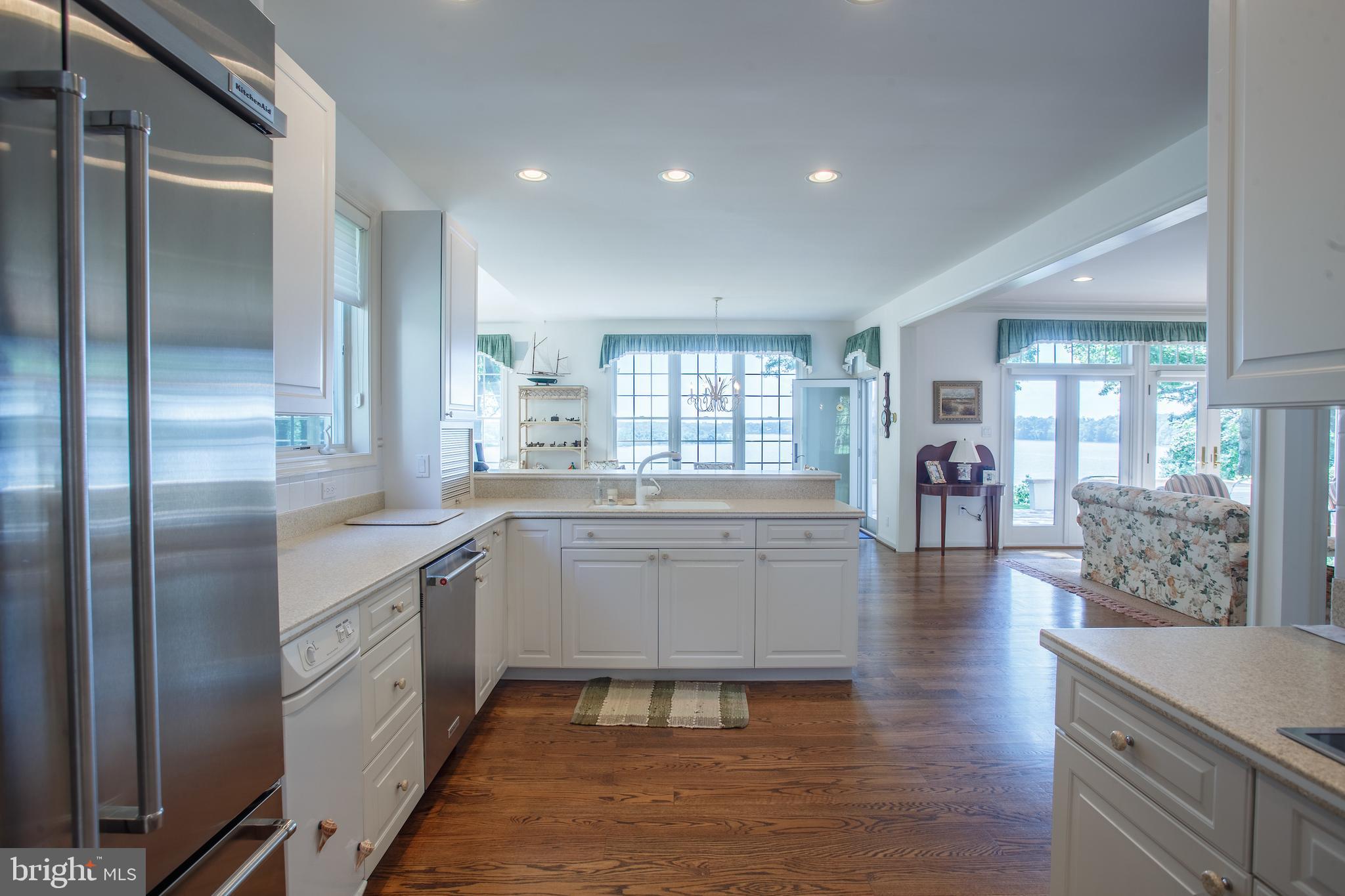 830 Knight Island Road Earleville, MD 21919 - Photo 12 of 46 Looking thru the kitchen to the river
