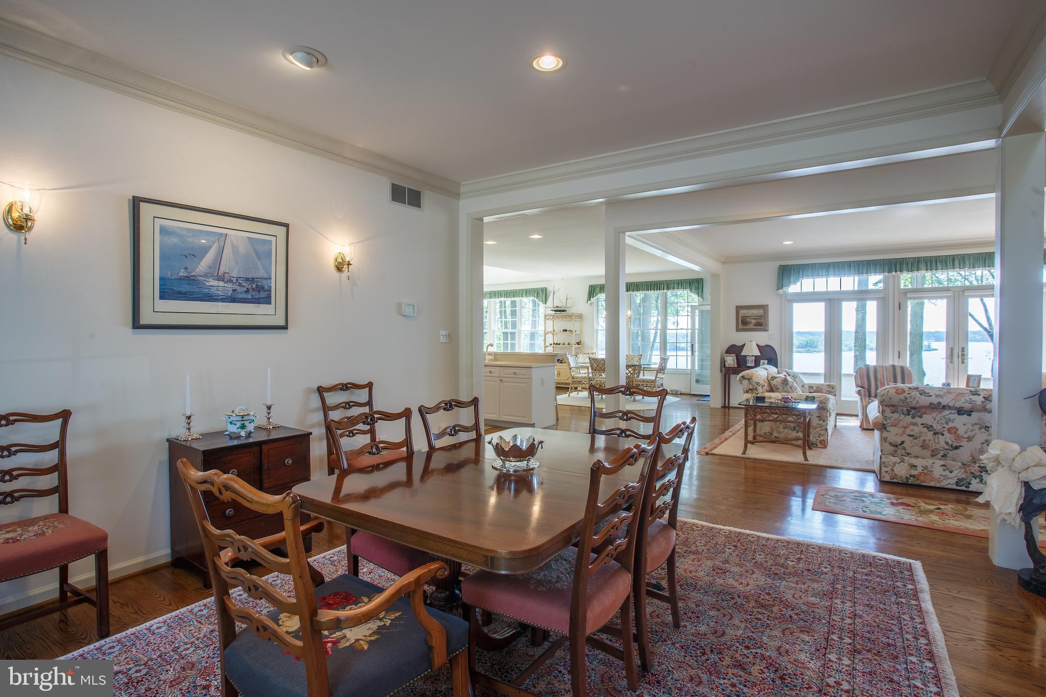 830 Knight Island Road Earleville, MD 21919 - Photo 14 of 46 More formal dining area but still open