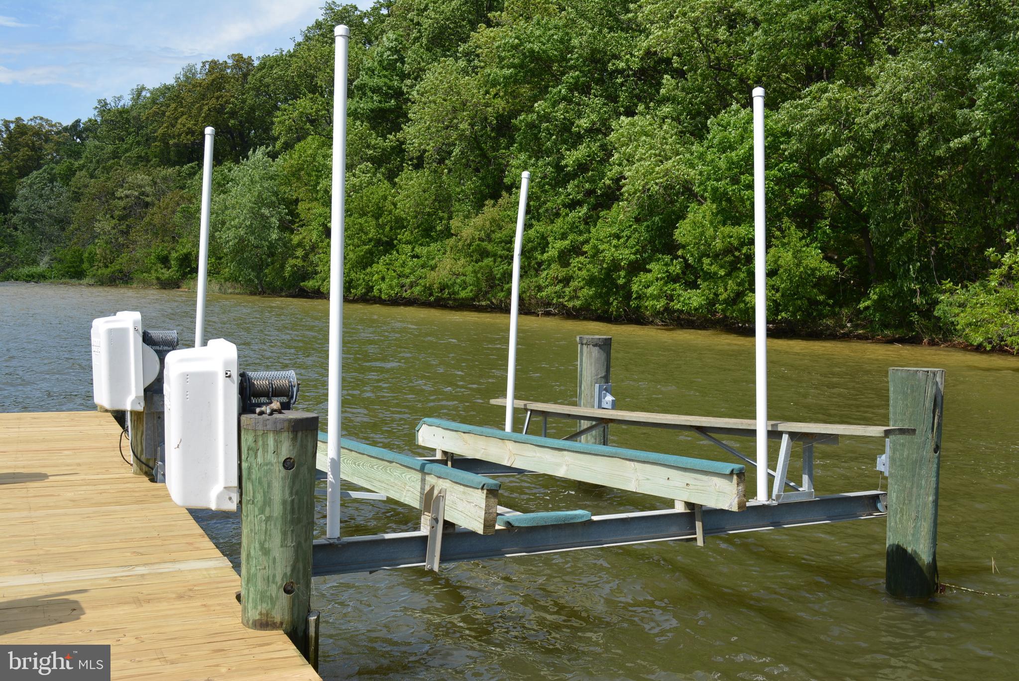 830 Knight Island Road Earleville, MD 21919 - Photo 44 of 46 Deep water slip with boat lift