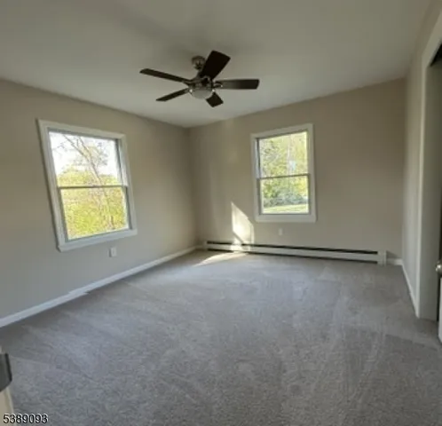 a view of a livingroom with a window