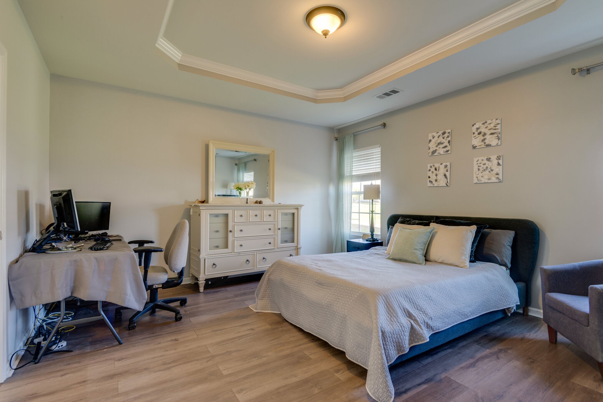 1050 Countess Lane Spring Hill, TN 37174 - Photo 13 of 22 a bedroom with a bed and a desk