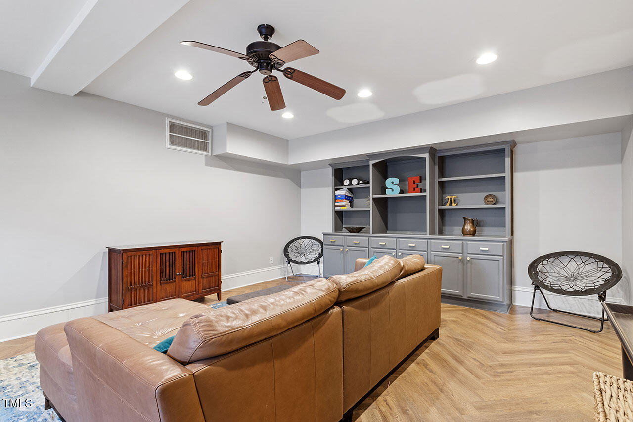 1524 Jarvis Street Raleigh, NC 27608 - Photo 32 of 49 Basement Rec Room