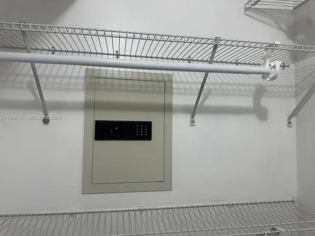 a close view of utility room