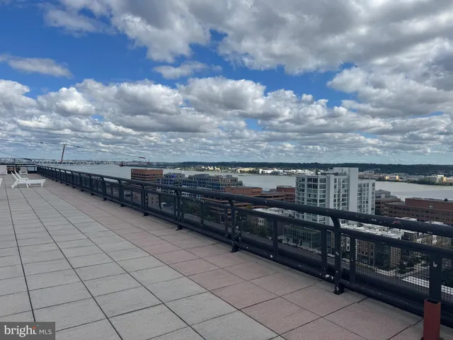a front view of a building with street view