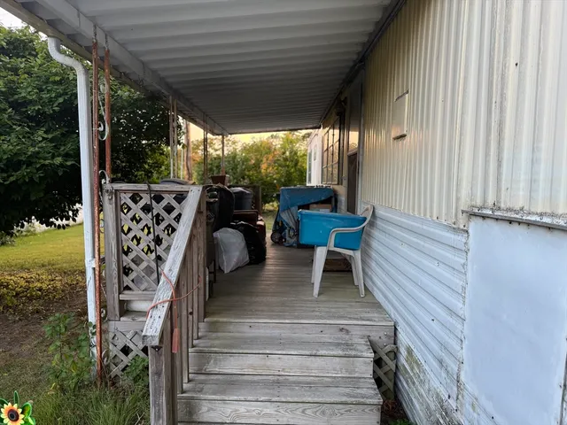 a view of outdoor space with seating