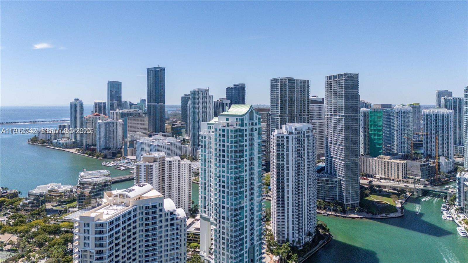 900 Brickell Key Boulevard, Unit 1502 Miami, FL 33131 - Photo 31 of 33 a view of city with tall buildings