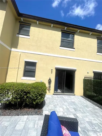 a view of front door of house