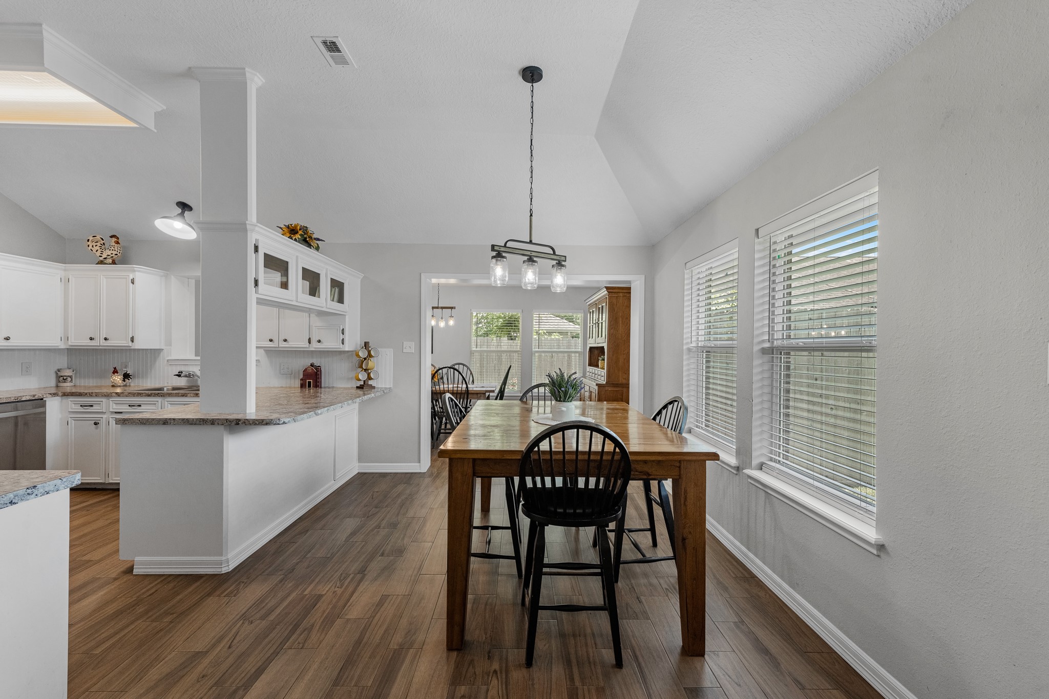 606 Walnut Street Sweeny, TX 77480 - Photo 13 of 28 a view of a dining room with furniture window and wooden floor