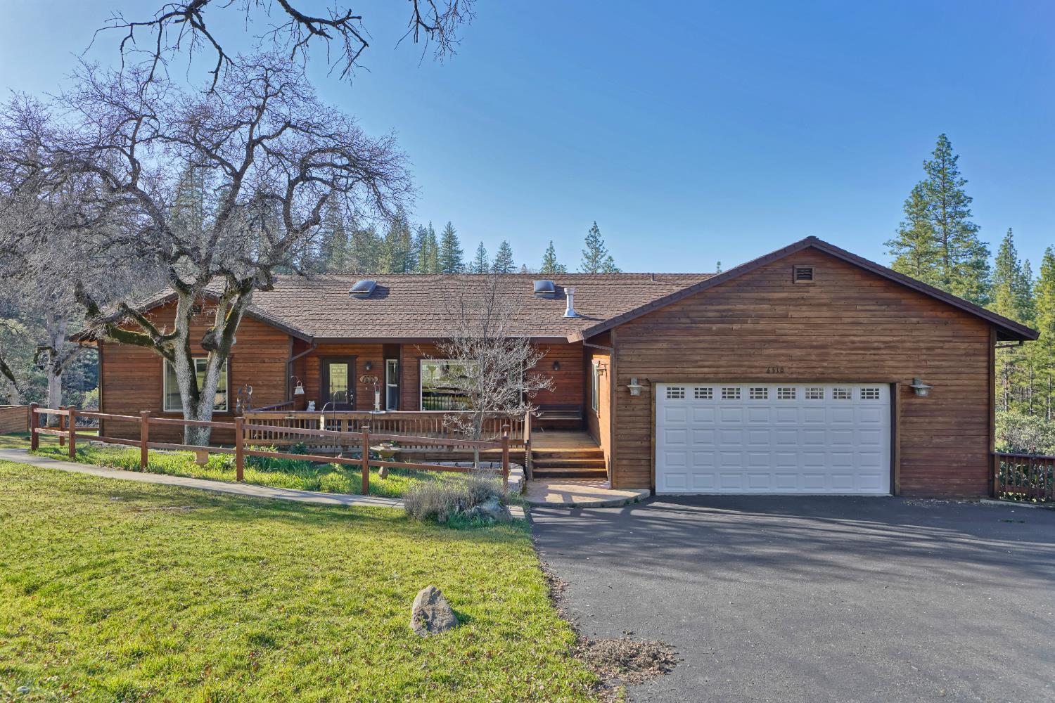 6510 Sly Park Road Placerville, CA 95667 - Photo 46 of 50 a front view of a house with a yard