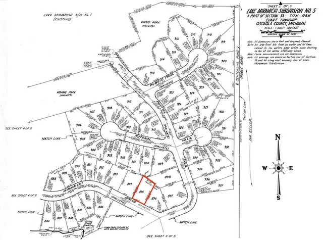 $3,000 | Lot 895 Lake Miramichi Drive, Evart, MI 49631