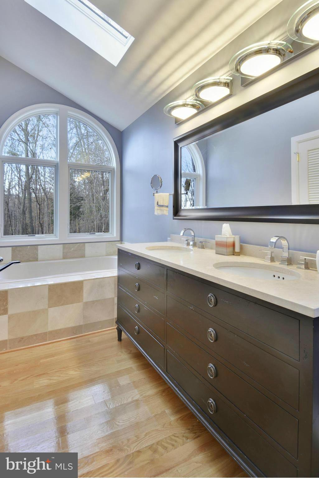 11256 Oakton Road Oakton, VA 22124 - Photo 12 of 29 a bathroom with a sink mirror and a bathtub