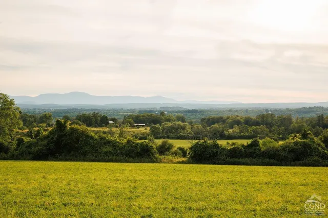 a view of city with ocean