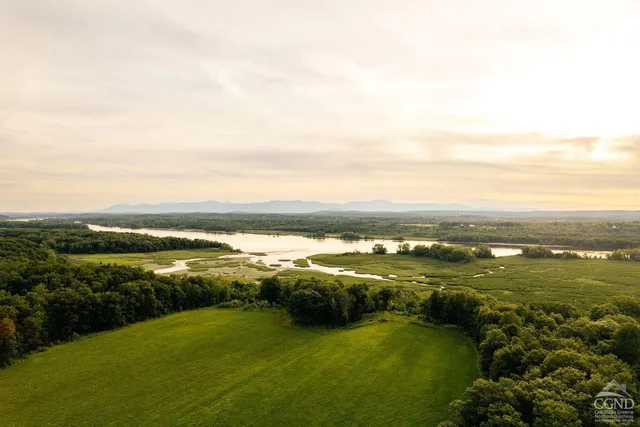 a view of an ocean from a city