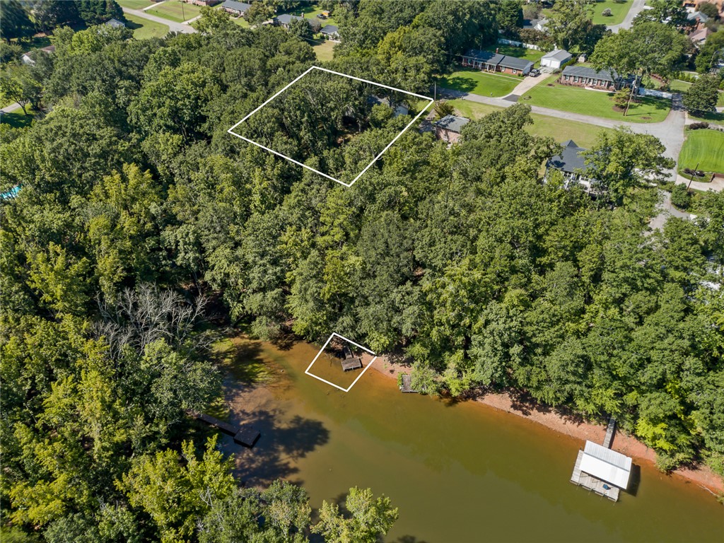 306 Lakewood Drive Anderson, SC 29621 - Photo 16 of 17 This tranquil waterfront property offers private docks and lush green surroundings.