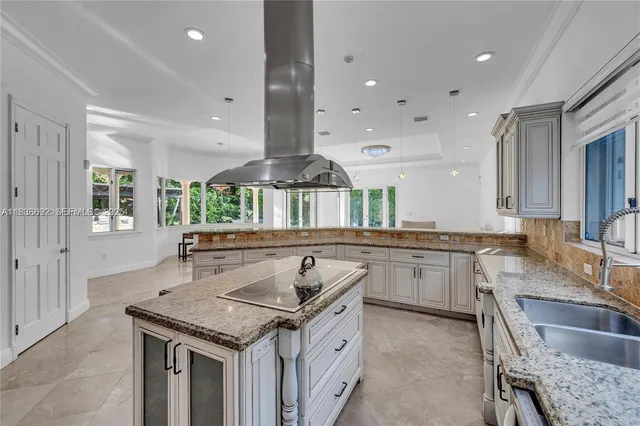 a view of hallway with wooden floor