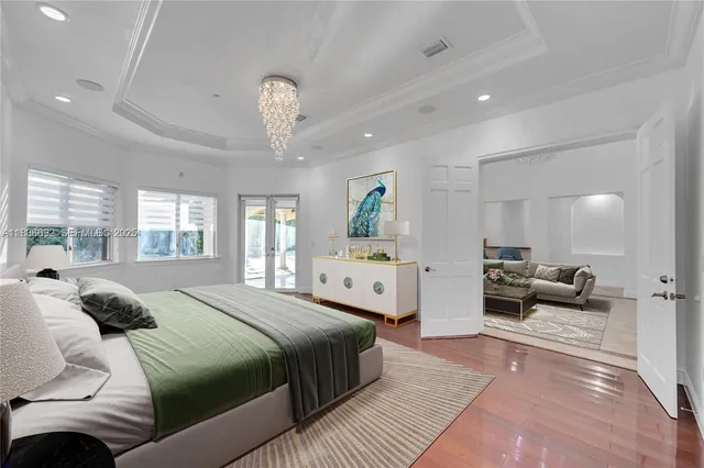 a front view of a house with swimming pool