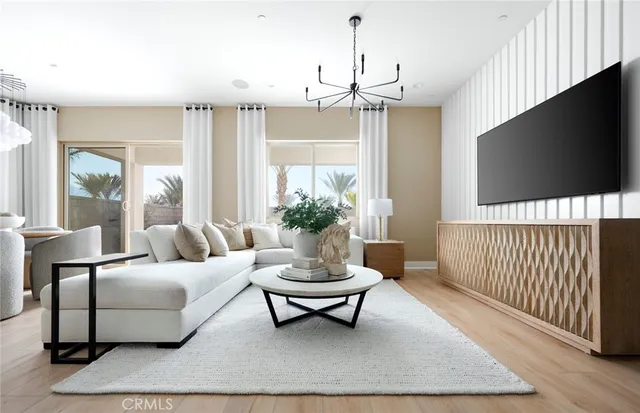a spacious bathroom with a tub sink and mirror
