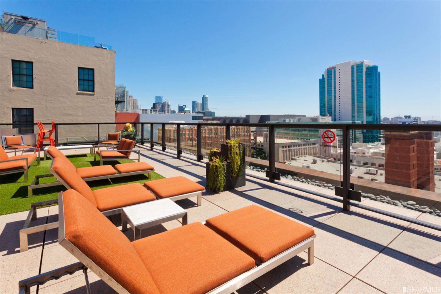 2 Mint Plaza, Unit 801 San Francisco, CA 94103 - Photo 18 of 28 a view of a balcony with chairs