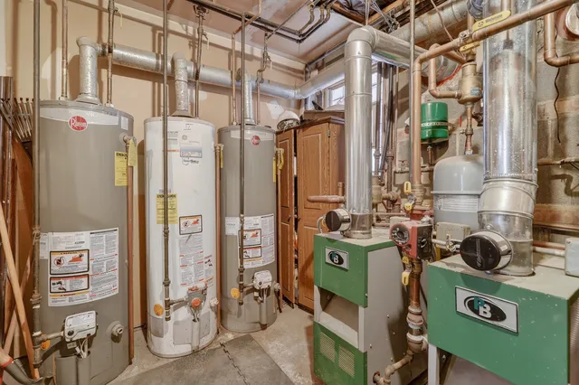 a view of a storage utility room