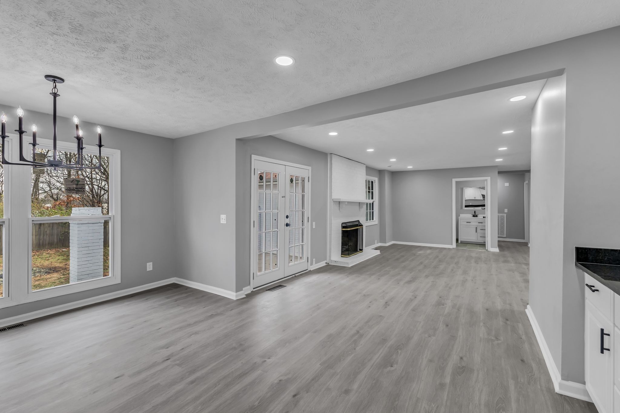200 Upwind Court Nashville, TN 37217 - Photo 14 of 49 a view of a kitchen with a sink and a refrigerator