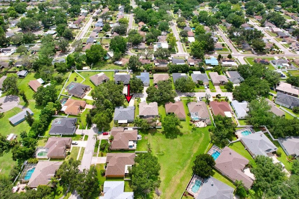 829 Innergary Place Valrico, FL 33594 - Photo 28 of 30 an aerial view of residential houses with outdoor space and trees all around