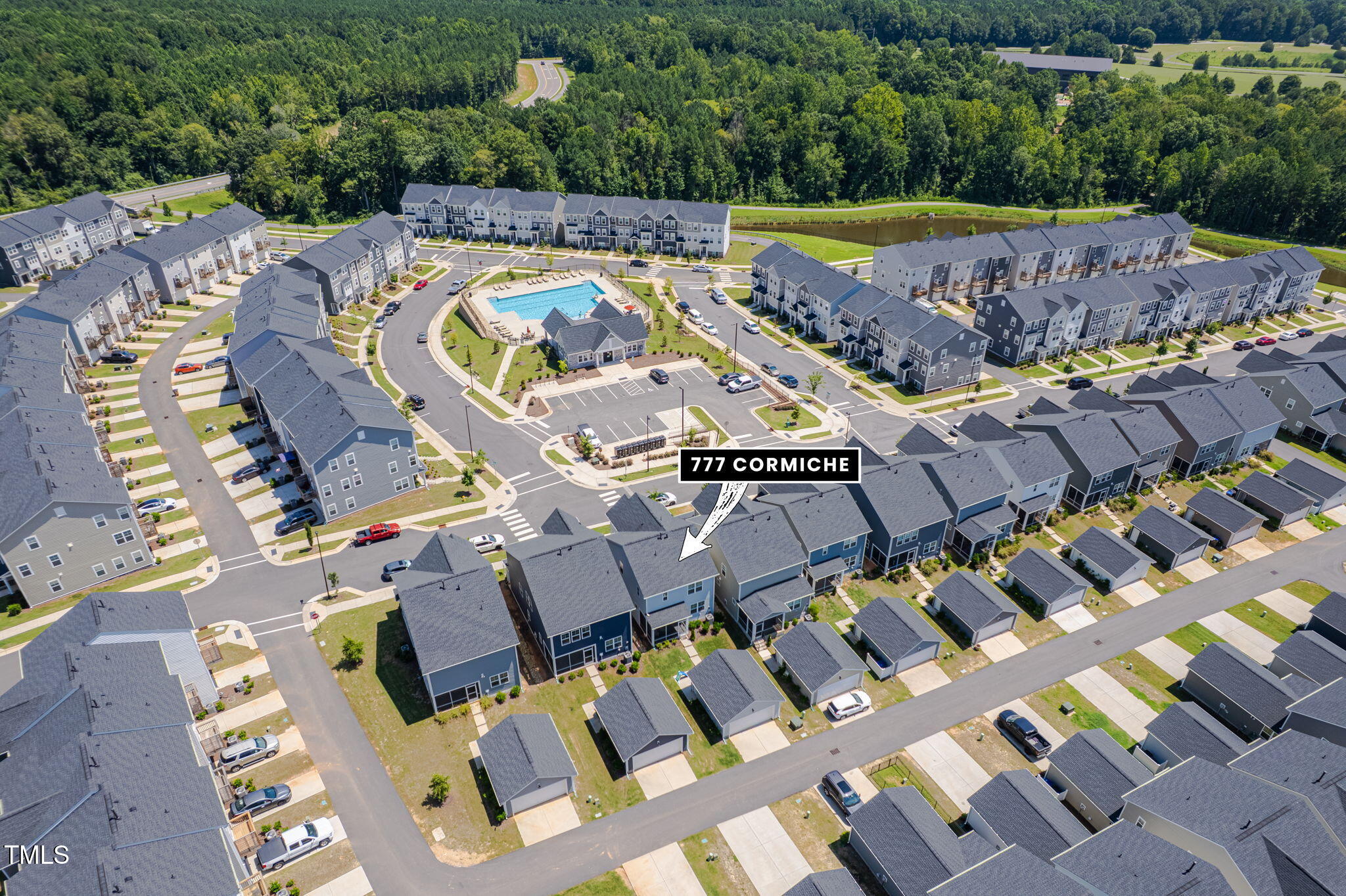 777 Cormiche Lane Wake Forest, NC 27587 - Photo 41 of 44 14-web-or-mls-777 Cormiche - Aerials-5