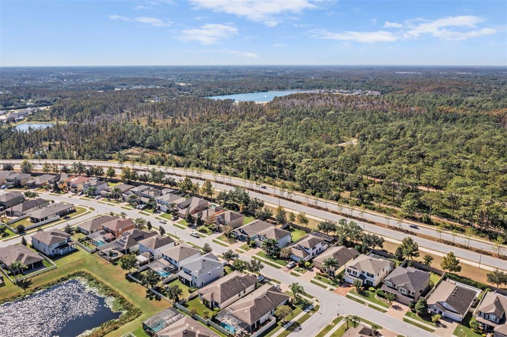 1570 Fox Grape Loop Lutz, FL 33558 - Photo 34 of 41 an aerial view of city and mountain