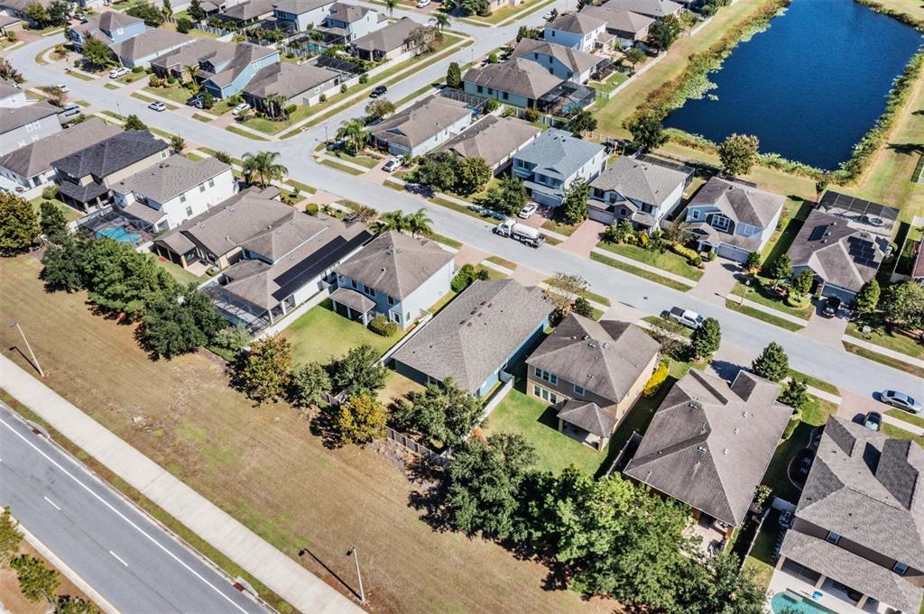1570 Fox Grape Loop Lutz, FL 33558 - Photo 36 of 41 an aerial view of a house with a garden