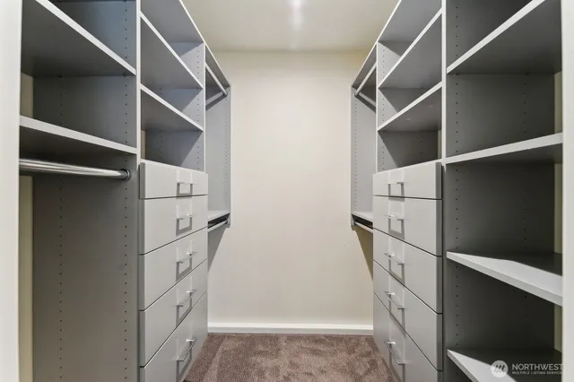 a view of walk in closet