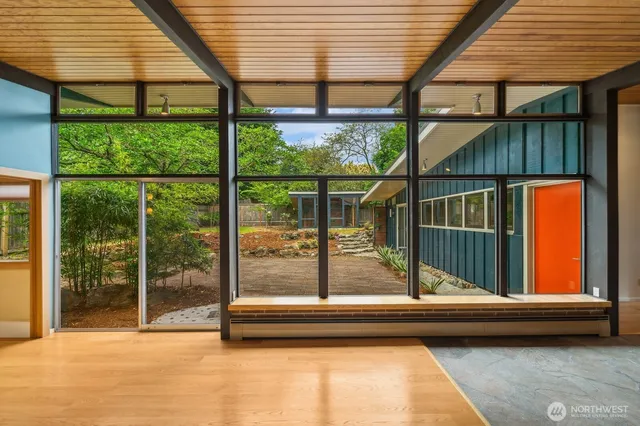 a view of outdoor space with swimming pool