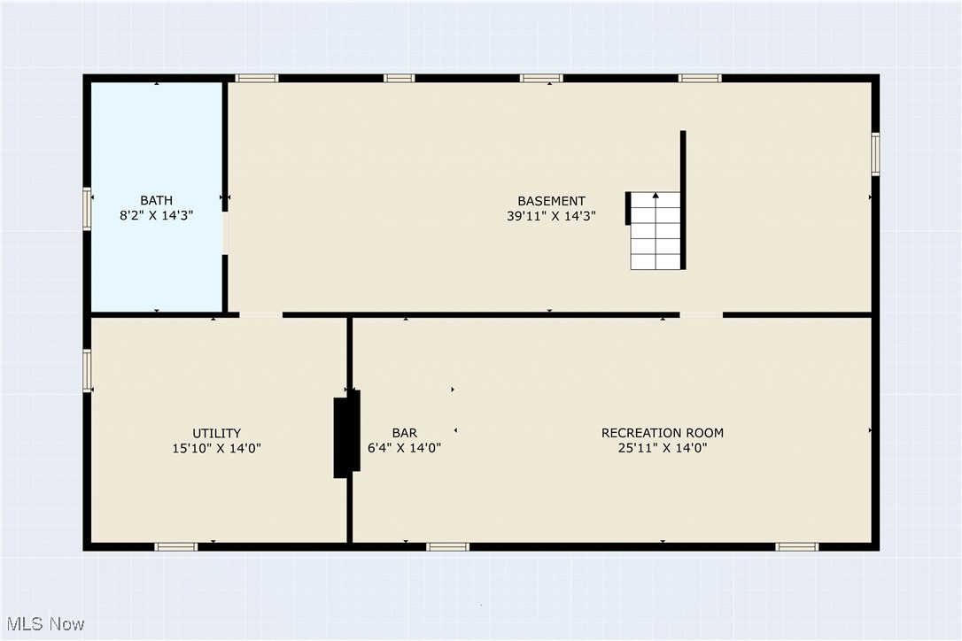 4937 Stevens Road Akron, OH 44319 - Photo 40 of 40 Lower level floor plan